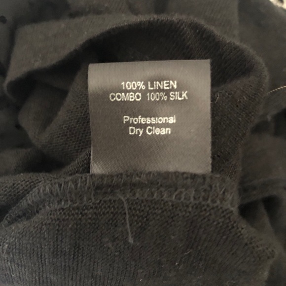 GENERATIONLOVE Black Linen Laser Cut Tank Top XS - Picture 7 of 7